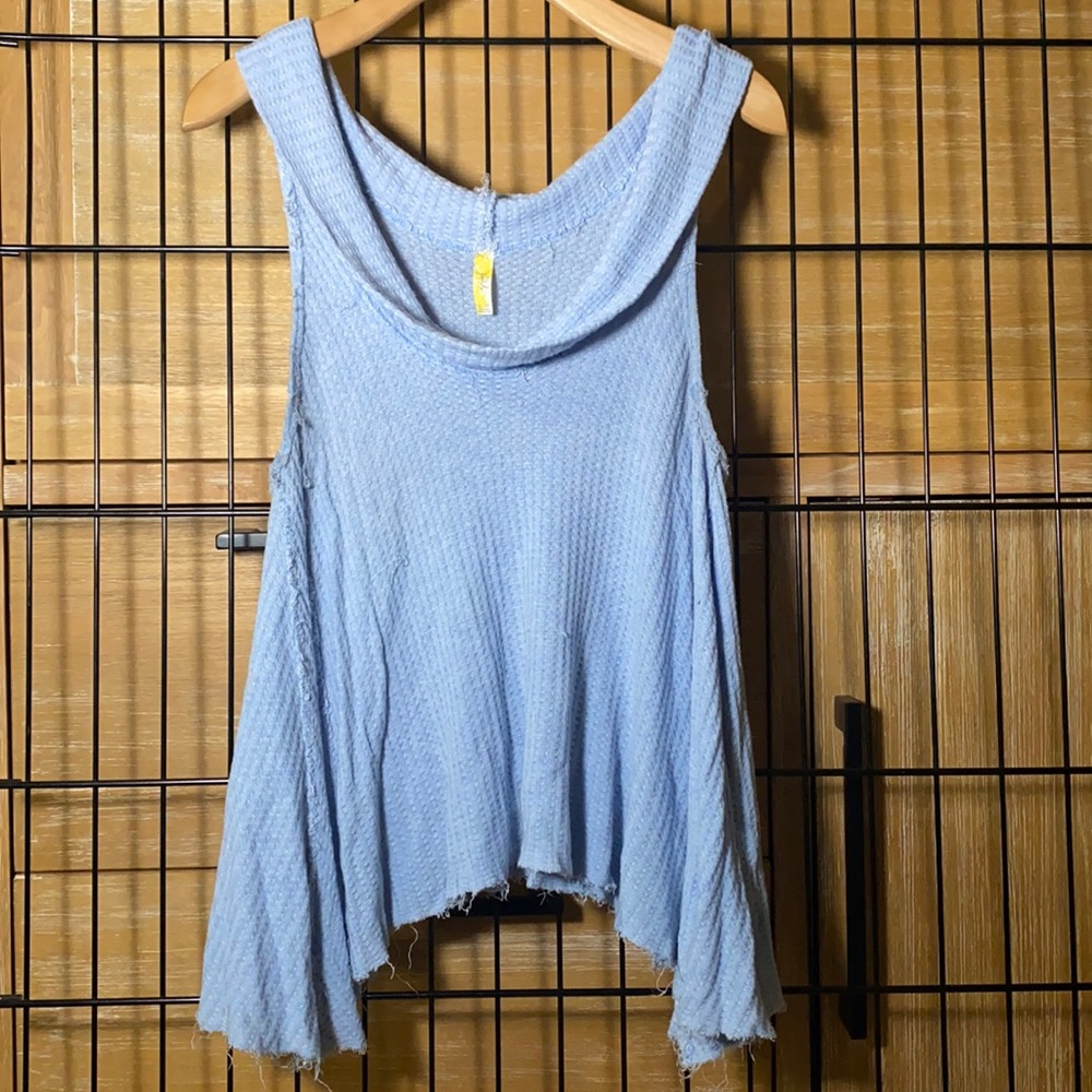 FREE PEOPLE Shawl Collar Draped Tunic Top